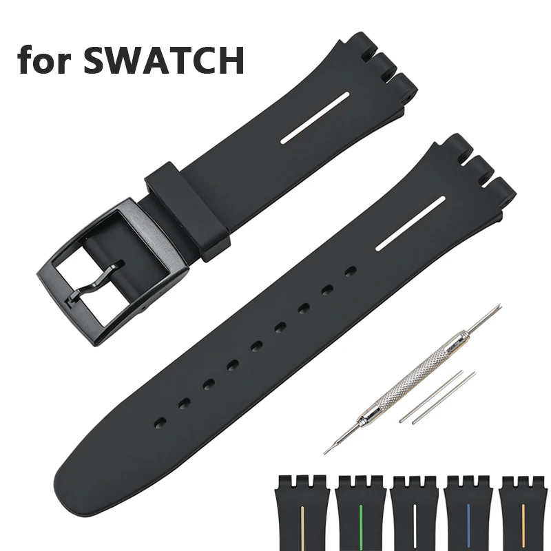 Sporty Silicone Rubber Waterproof Watch Strap Replacement Bracelet