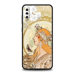 Artistic Alphonse Mucha Soft TPU Phone Case Sleeve - FOR Samsung A30 (A1)