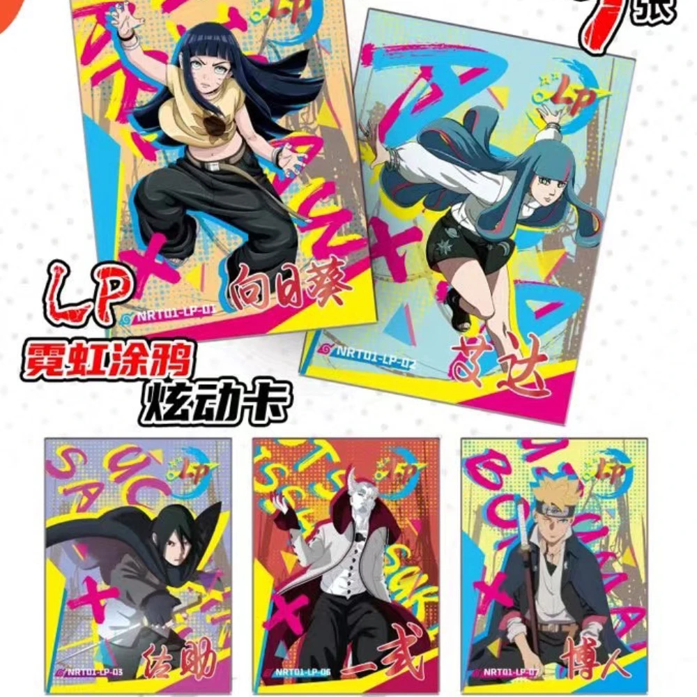 New KAYOU Original Naruto Cards Uzumaki Sasuke Ninja Game Collection Rare Cards Box Flash Cards Toys For Children's Toy Gifts