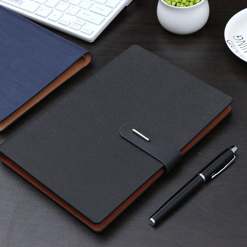 

Business A5 Loose-Leaf Notebook Wholesale Spot Learning Record Book Pu Notebook High Beauty Gift Set Book
