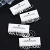 24 Pcs Fashion Vintage Hoop Earrings Set for Women Boho Metal Circle Geometric Twist Pearl Studs Earrings Trendy Jewelry Gifts 3