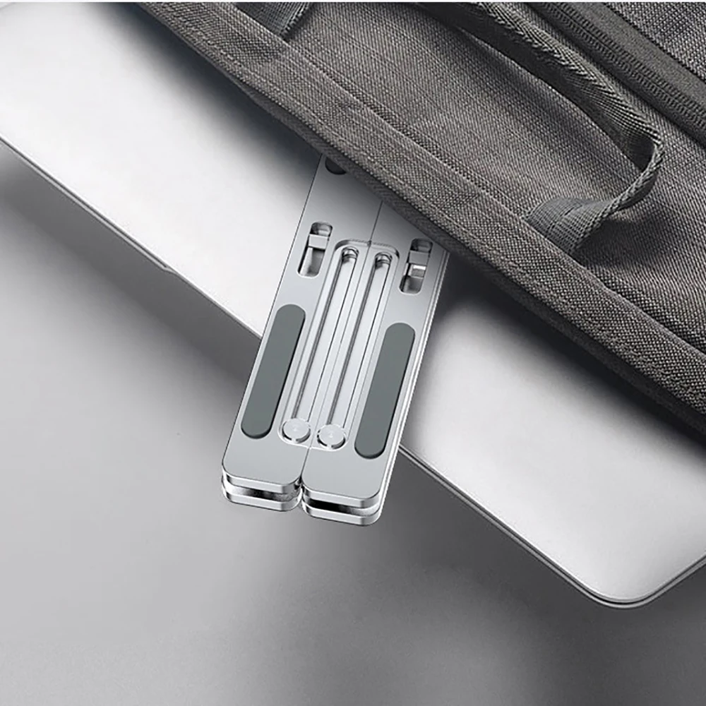 Aluminum Alloy Laptop Stand for MacBook Air 13 M3 14 15 16 inch Adjustable Portable Notebook Bracket Support for MateBook Holder