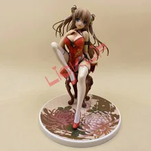

Japanese Anime Sexy Girls Sasaki Koharu Cheongsam PVC Action Figure Adult Collection Model Toys Doll Gift