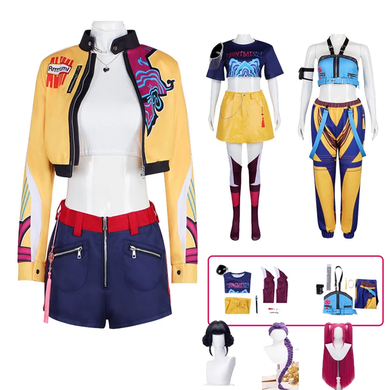 Cos Anime Huntrix Superstar Rumi Mira Zoe Cosplay Costume Full Set
