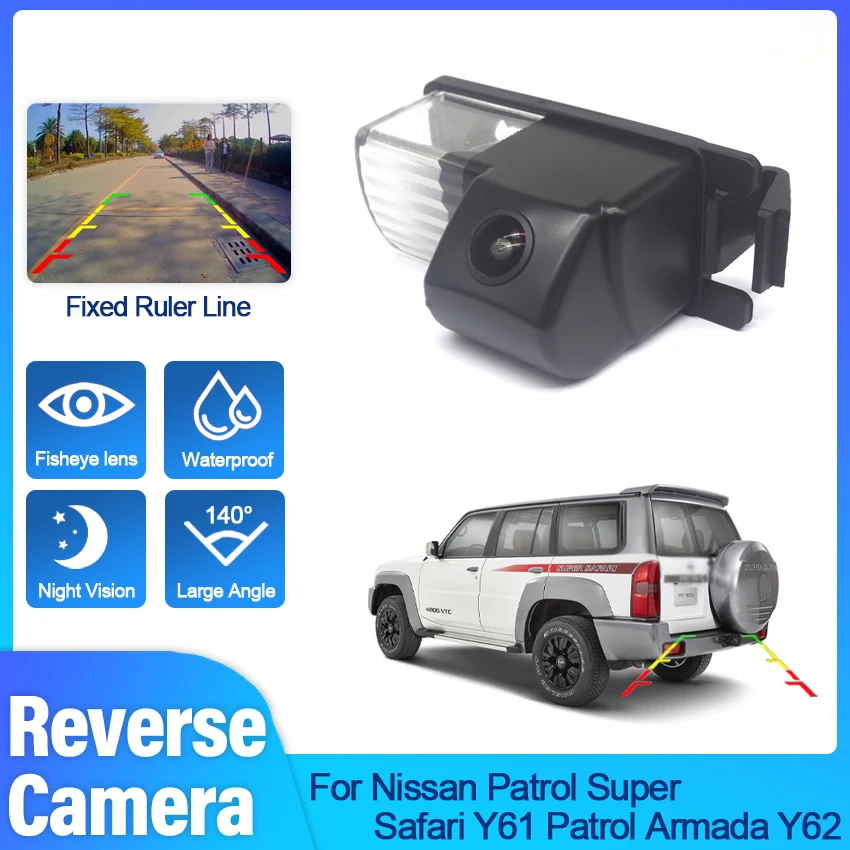 

Night Vision Rear View Camera Reversing Camera Car Back up Camera HD CCD For Nissan Patrol Super Safari Y61 Patrol Armada Y62