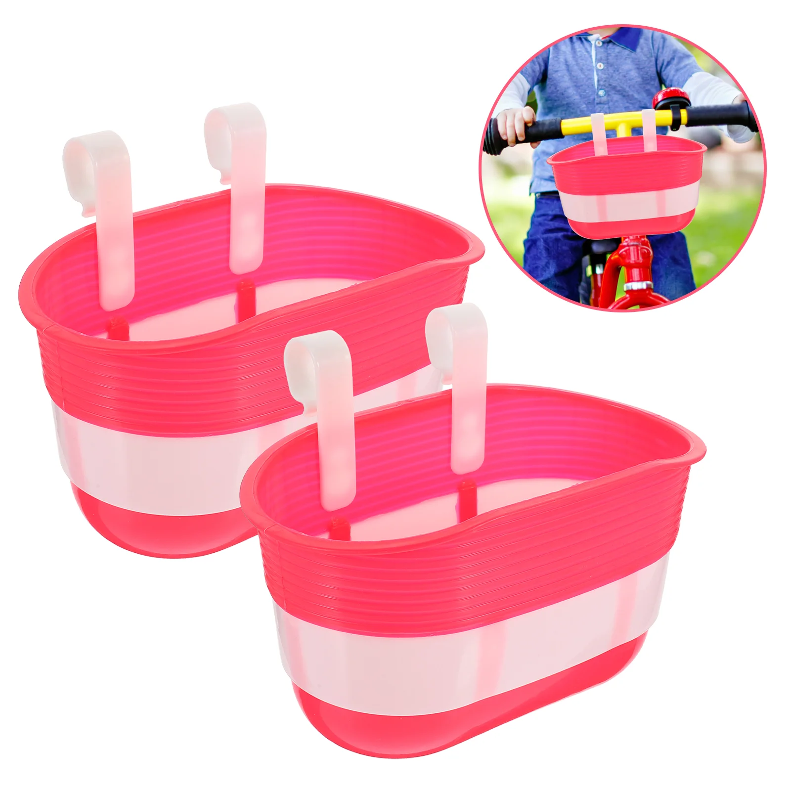 

2pcs mens bike handlebar basket small scooter front straps basket handlebar storage container for scooter accessories the boys