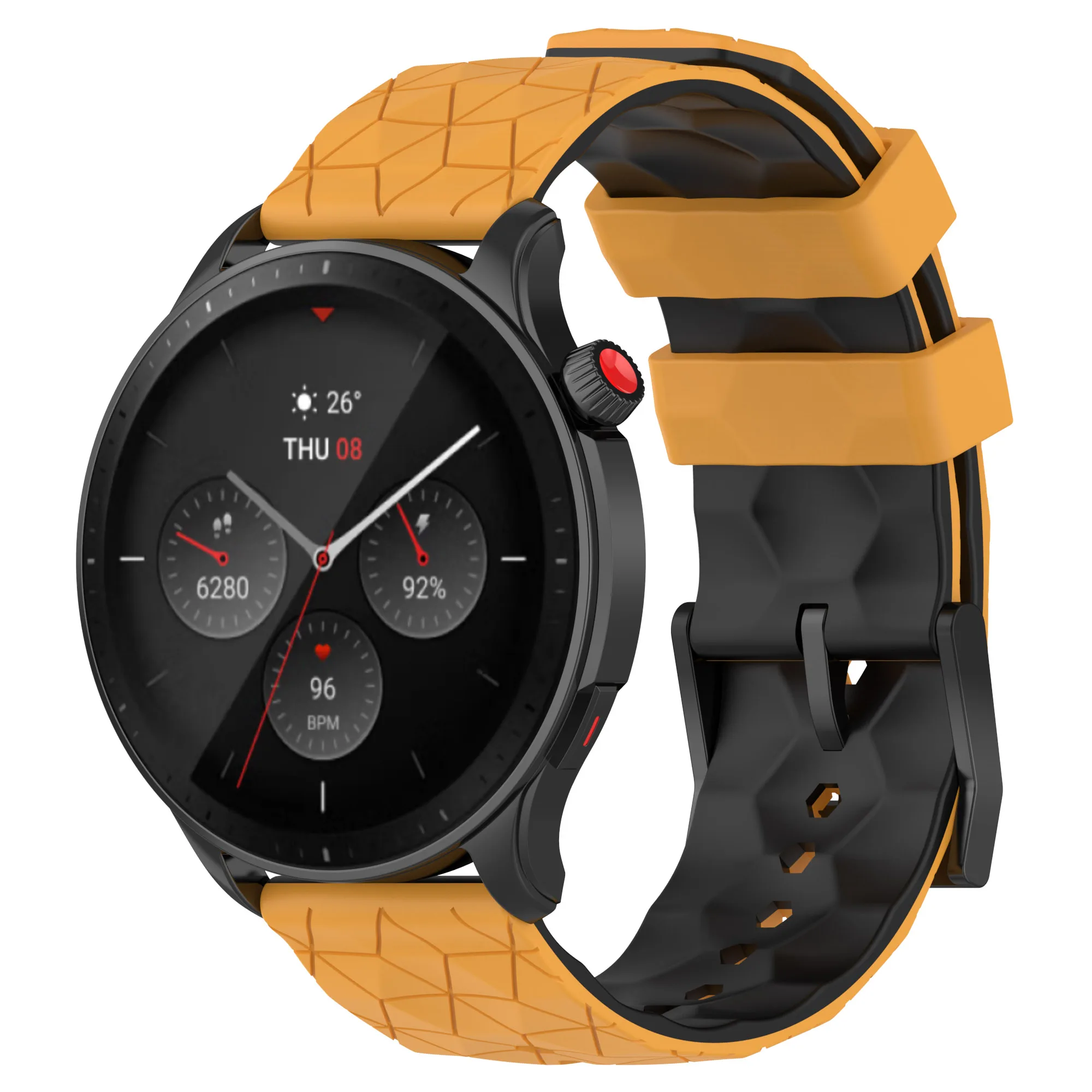 Silicone Sport Watchband – 20/22mm Replacement Strap
