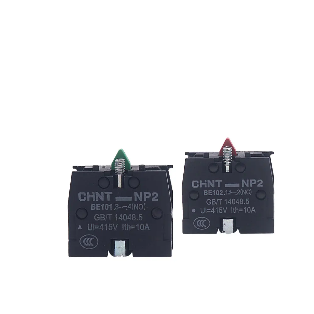 

1pcs Button Switch Contact Block Normal Open NP2-BE101 NO Normal Close NP2-BE102 NC