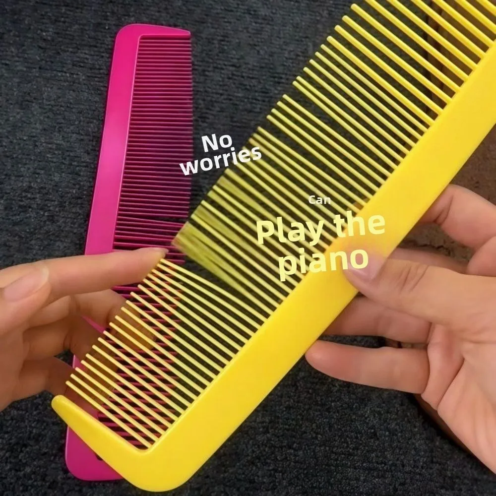 Lustiger Plastik-Riesenkamm, Riesiger Haarentwirrungs- und Massagekamm, Bühnenrequisiten und für Aufführungen – Detail 2