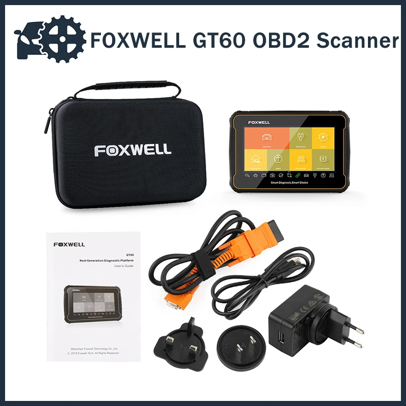 

FOXWELL GT60 OBD2 Full System Car Diagnostic Tools SAS DPF ABS TPMS Reset Multi-language OBD 2 OBDII Professional Auto Scanner