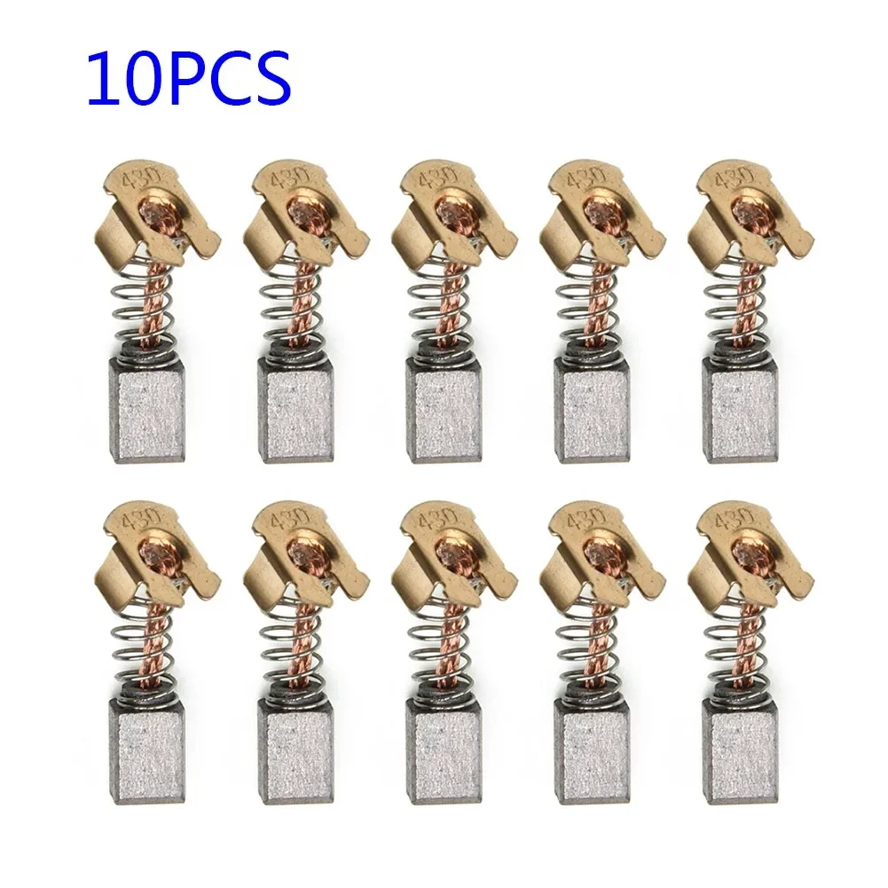 

10pcs Carbon Brushes For 18V Angle Grinder CB-430 BGA450 BGA452 DGA452 GA400 BGA402 Electric Power Drill Cut-off Saw Tool Part