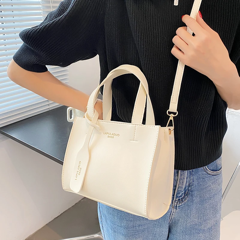 Women Handbags Soft PU Leather Crossbody Bags for Women New Solid Color Simple Shoulder Purses Female Brand Designer Trends Handbags Green