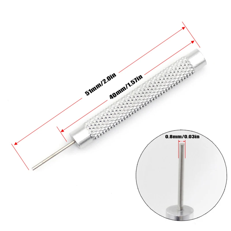 4Pcs/Set Watchband Bracelet Pin Punch Watch Strap Steel Punch Link Pin Remover Repair Tool Watchmaker Accessories watch strap tool