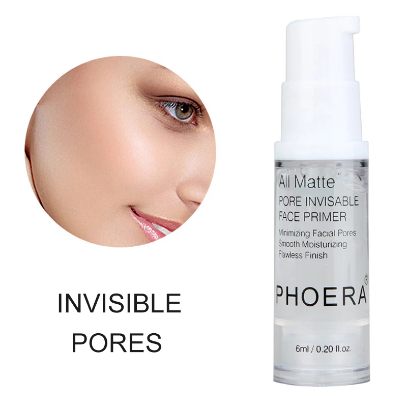 Makeup Primer PHOERA Make Up Primer Transparent Cream Pore Perfect Primer Oil Control Lasting Moisturizing Makeup Milk