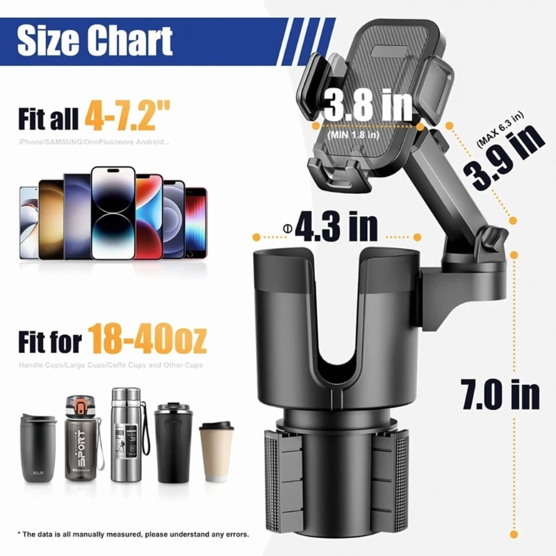 Dropship Drinking Bottle Holder Phone Stand OrganizersCellphone Auto Support Rack Bracket