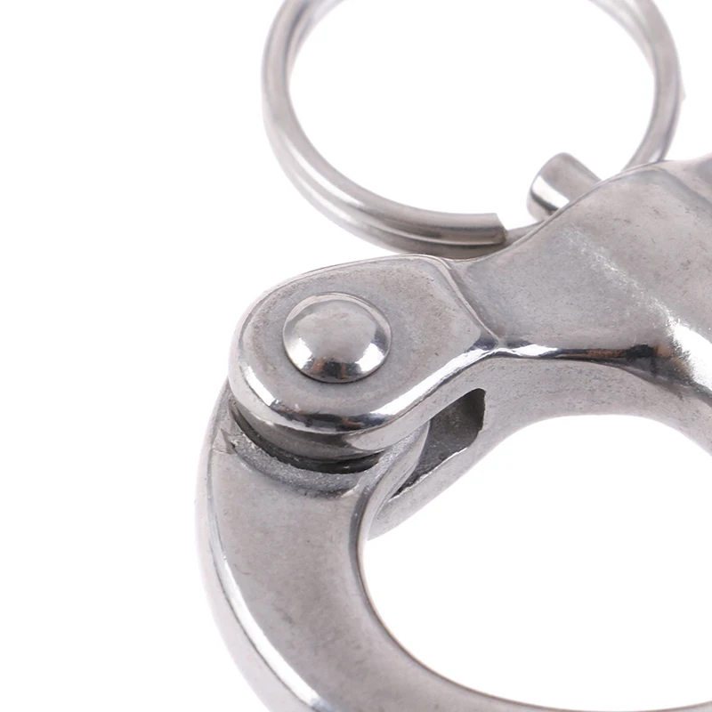 Description Picture 3 of item316 Stainless Steel Rigging Sailing Fixed Bail Snap Shackle Yacht Outdoor Living