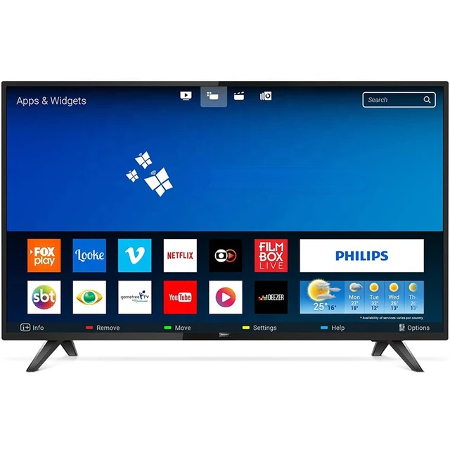 Télévision à écran plat UHD Smart TV, Android, LED, 4K, 32 , 40