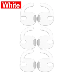 Anti - Lost Sports Earbuds Hook with Soft Silicone Eartips and Anti - Slip Earhooks - Galaxy Buds 3 (3Pair - White)