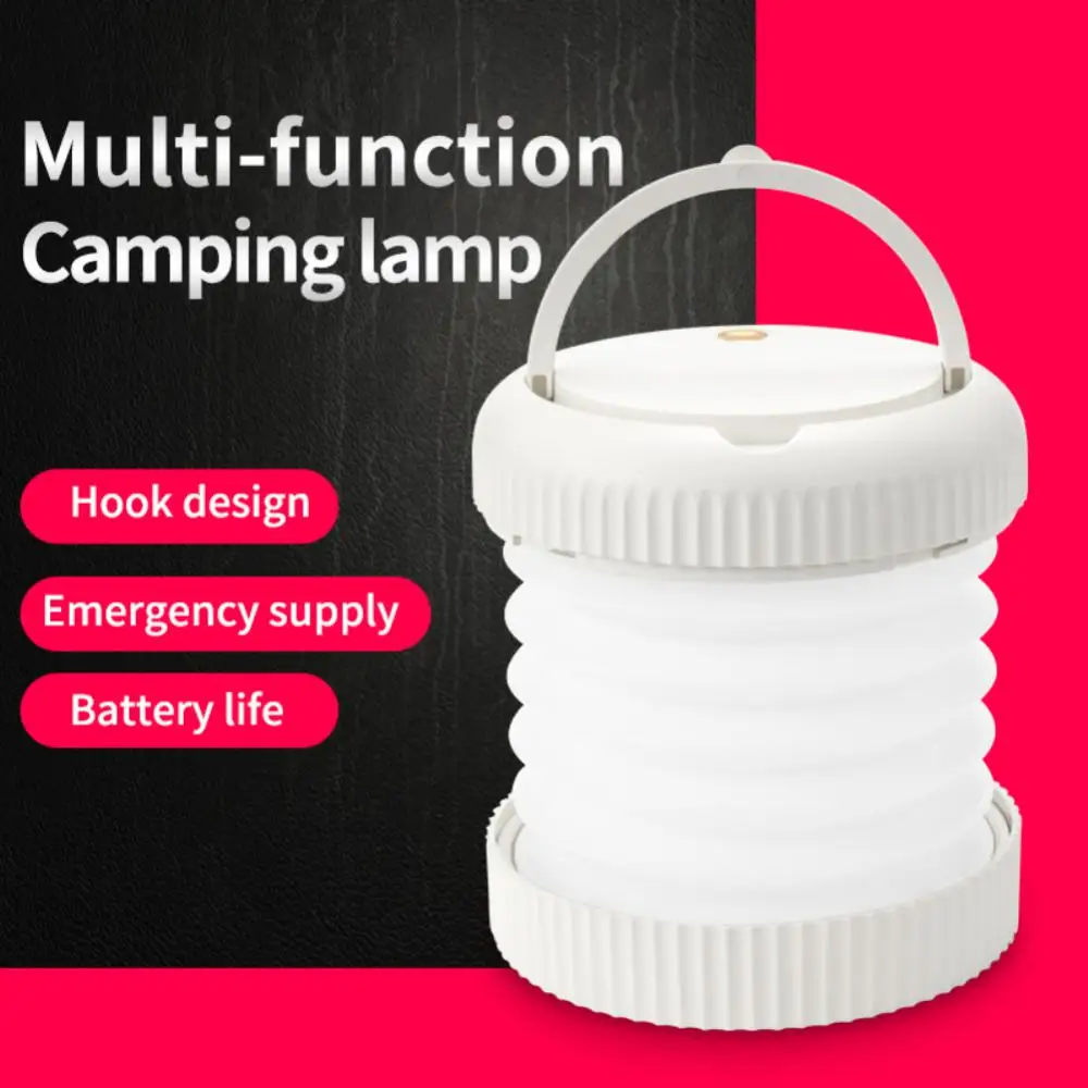 

Tent Light Usb Charge Portable Camping Lantern Fold Magnetic Body Folding Lamp Outdoor Folding Waterproof Transparent