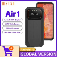 IIIF150 Air1 6.5‘’ FHD+ Rugged Phone IP68&IP69K 6GB +64GB Octa Core Cellphone 20MP Camera Android 12 OS 5000mAh Smartphone NFC 1