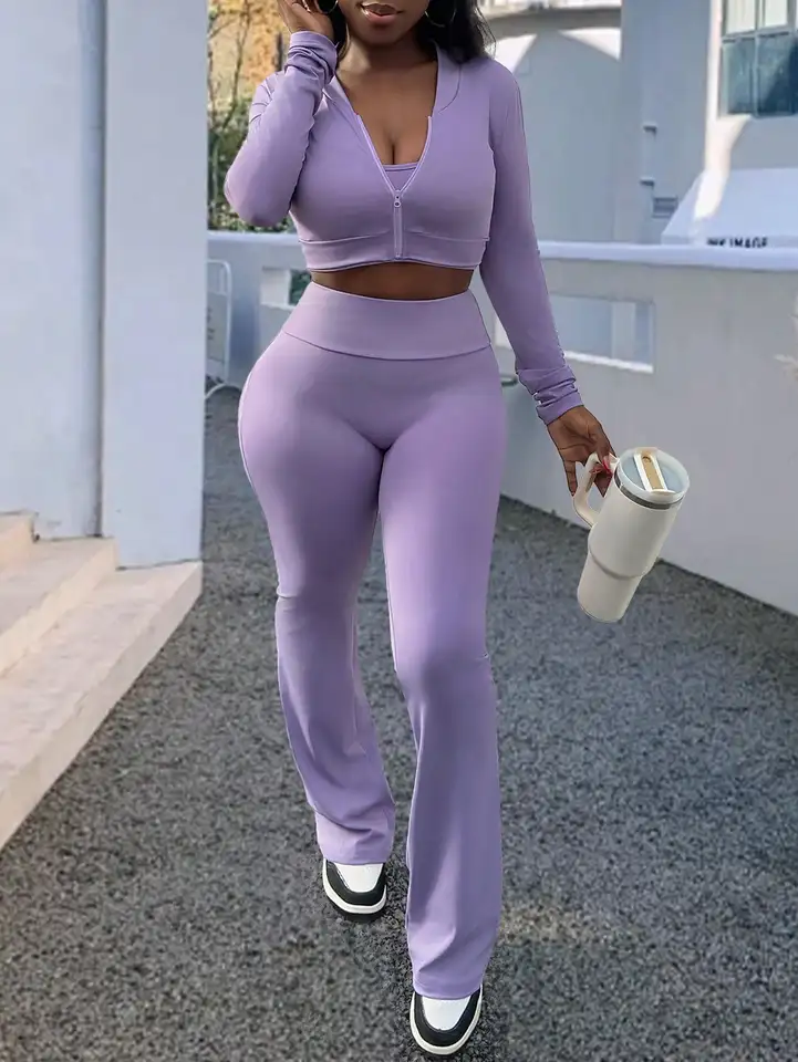 Comfortable 3 Piece Summer Casual Sportswear Set