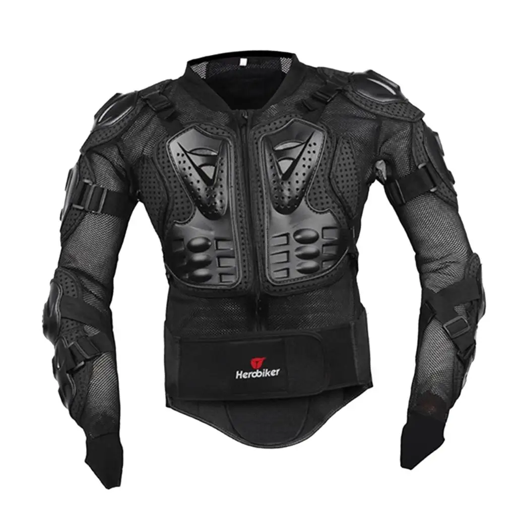 HEROBIKER Full Body Protective Armour Jacket Spine Chest Protection