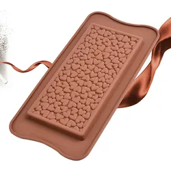 Silicone Break-Apart Chocolate and Energy Bar Mold (Heart)