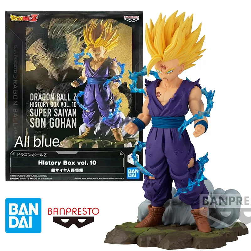 

Bandai Namco Banpresto History Box Vol.10 Son Gohan Dragon Ball Z 12Cm Anime Original Action Figure Model Toy Gift Collection