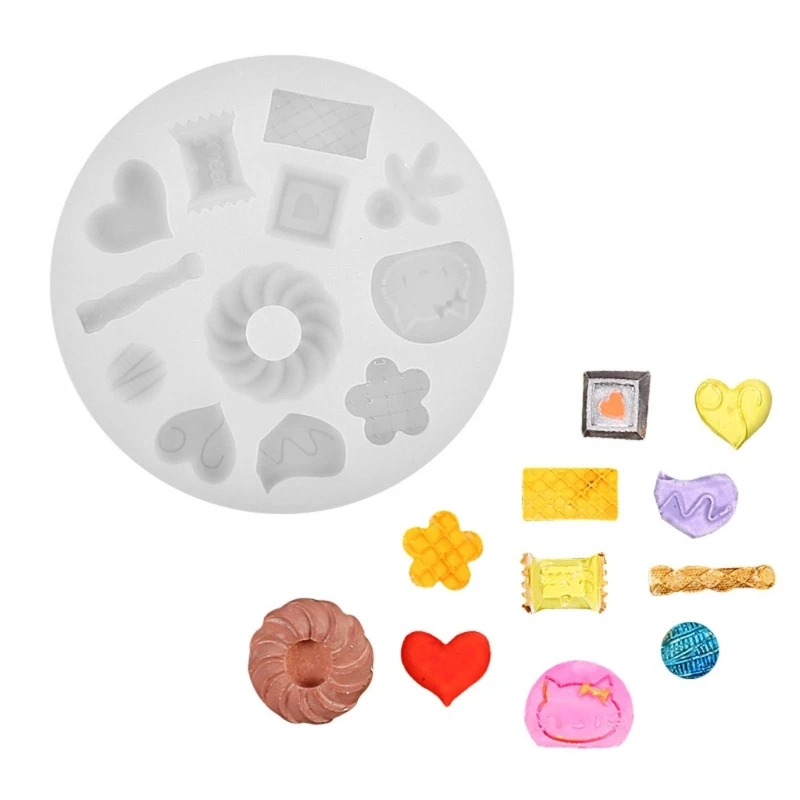 

Silicone Mold Chocolate Various Shapes Fondant Cake Candy Biscuits Moulds DIY Baking Decorating Tools for Dessert Cake