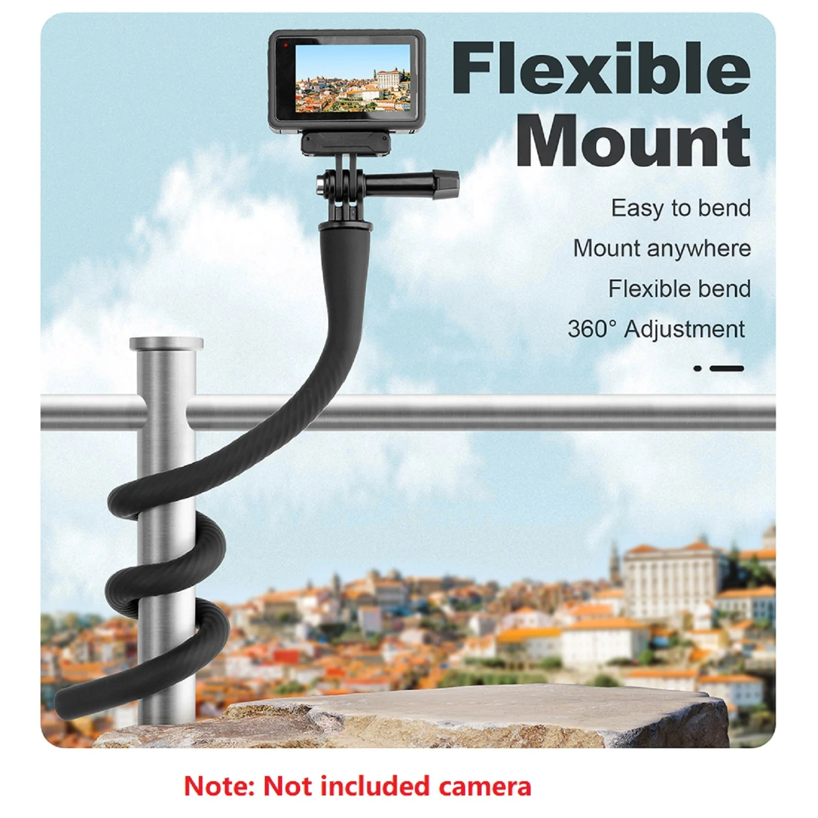 

Гибкое крепление с фиксирующим винтом для Gopro аксессуары для камеры штатив-осьминог держатель для телефона гибкое крепление для Insta360 Go3