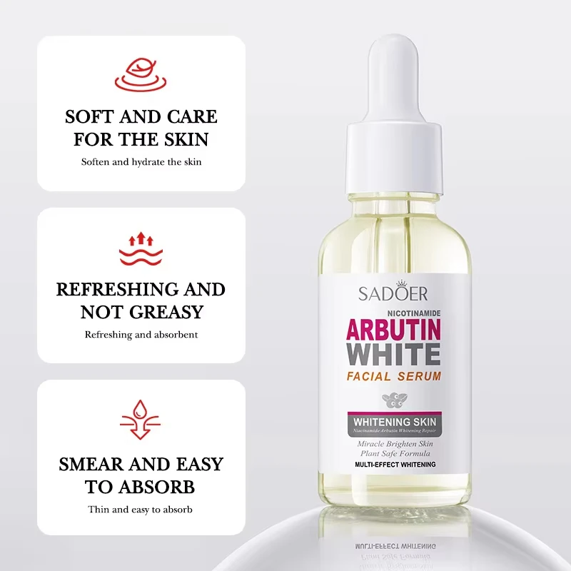 3pcs Arbutin Niacinamide Brightening Serum Facial Moisturizing Brightening Firming Face Serum Facial Essence Skin Care 4