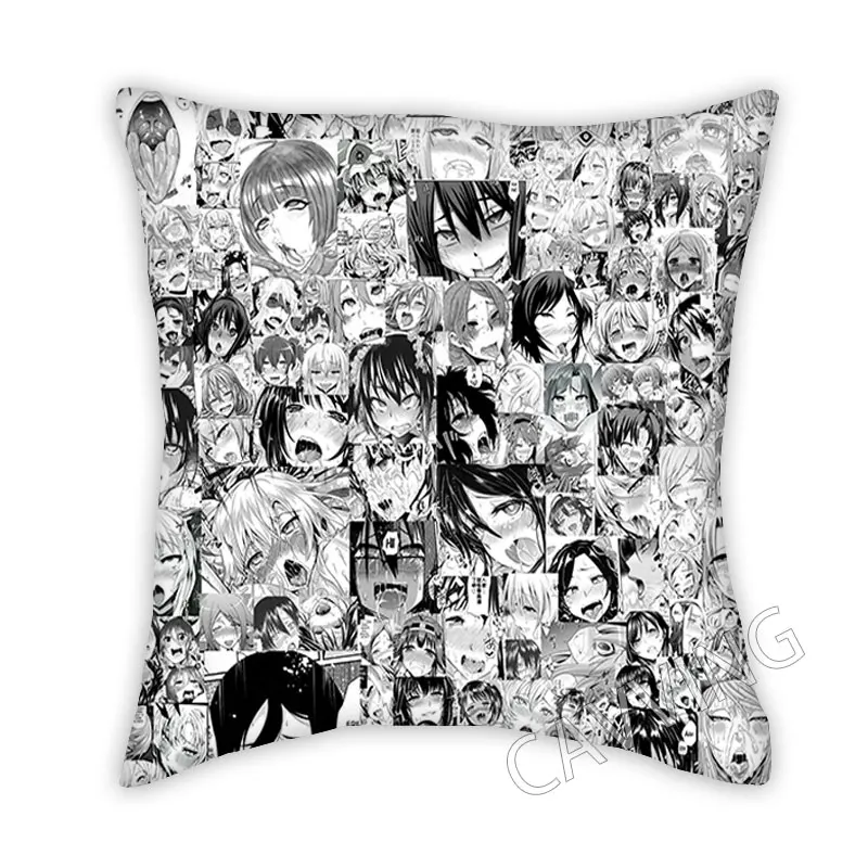 Polyester Decorative Pillowcases Polyester Throw Pillow Cover Anime