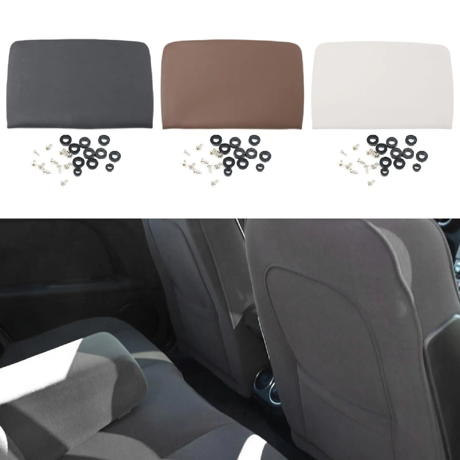 Back Seat Pocket Cover,Seat Pocket Panel Cover Spare Auto Component,Backrest Seat Panel Cover for E Class W213 -