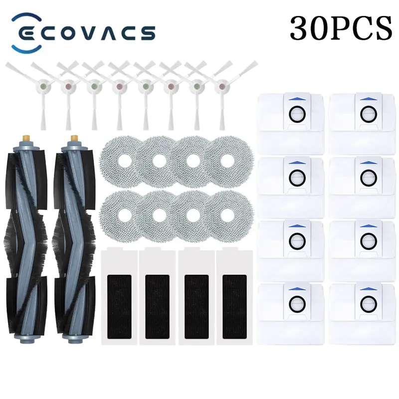 Ecovacs Deebot T20 OMNI/T20/T20e/T20 Pro Accessories Main Side Brush Mop Cloth HEPA Filter Dust Bag Replacement Spare Parts - Image 11