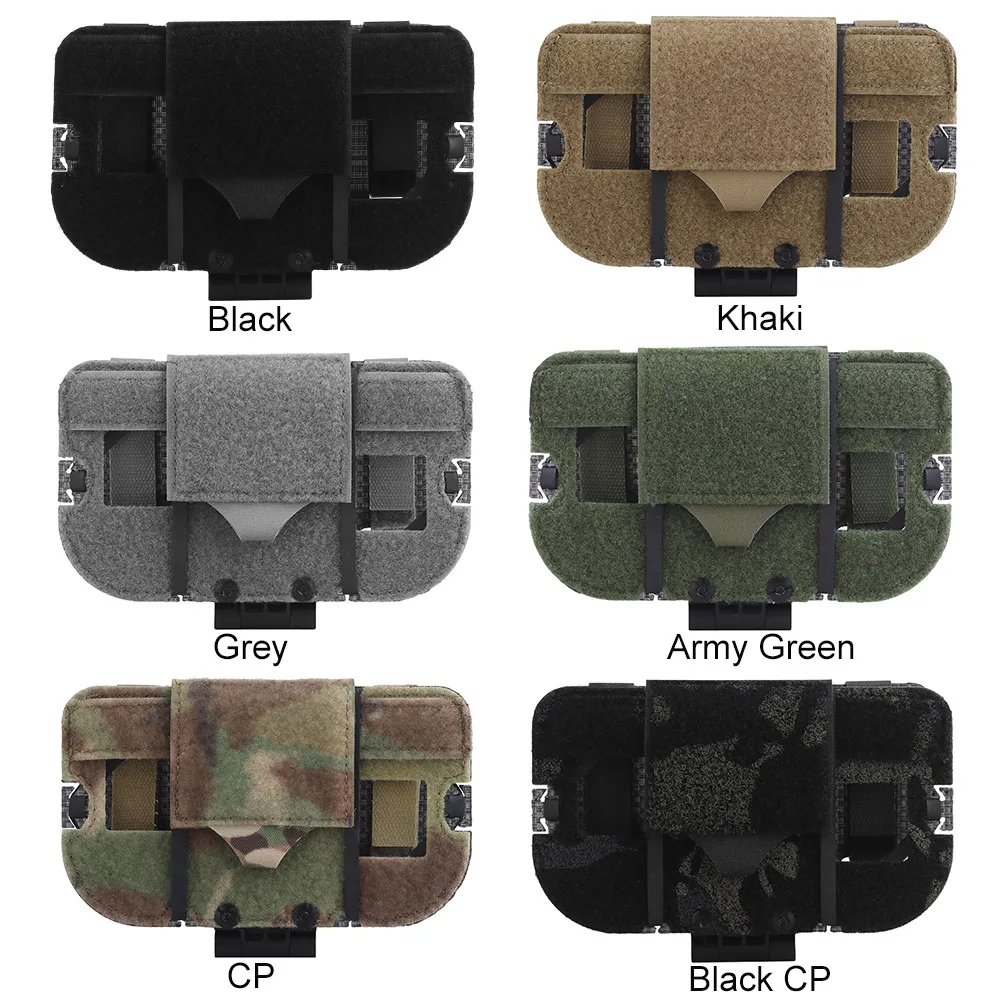 Tactical Vest Phone Holder Quick Release Tactical Molle Phone Pouch Tactical Vest Molle Phone Holder for 8.89 X 17.15 Cm Phone