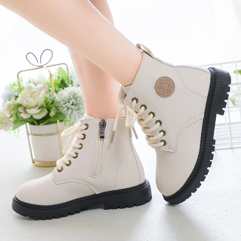 Children Boots Rubber Outsole Autumn Winter For Boys Girls