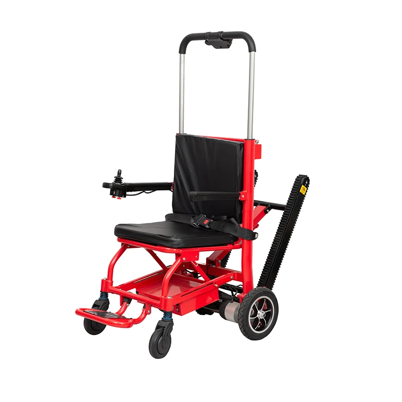 Factory Direct Sale Electric Folding Stair Climbing Wheelchair For Disabled Access Stairs Easily Stair Lift