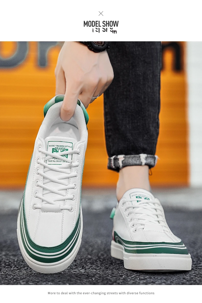 Scarpe da skate casual da uomo in pelle comode per tutti i giorni_voghion.com