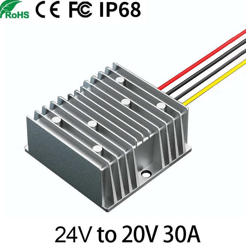 

24V to 20V10A20A30Astep-down power converter DC power step-down module Notebook power supply modified to reduce voltage
