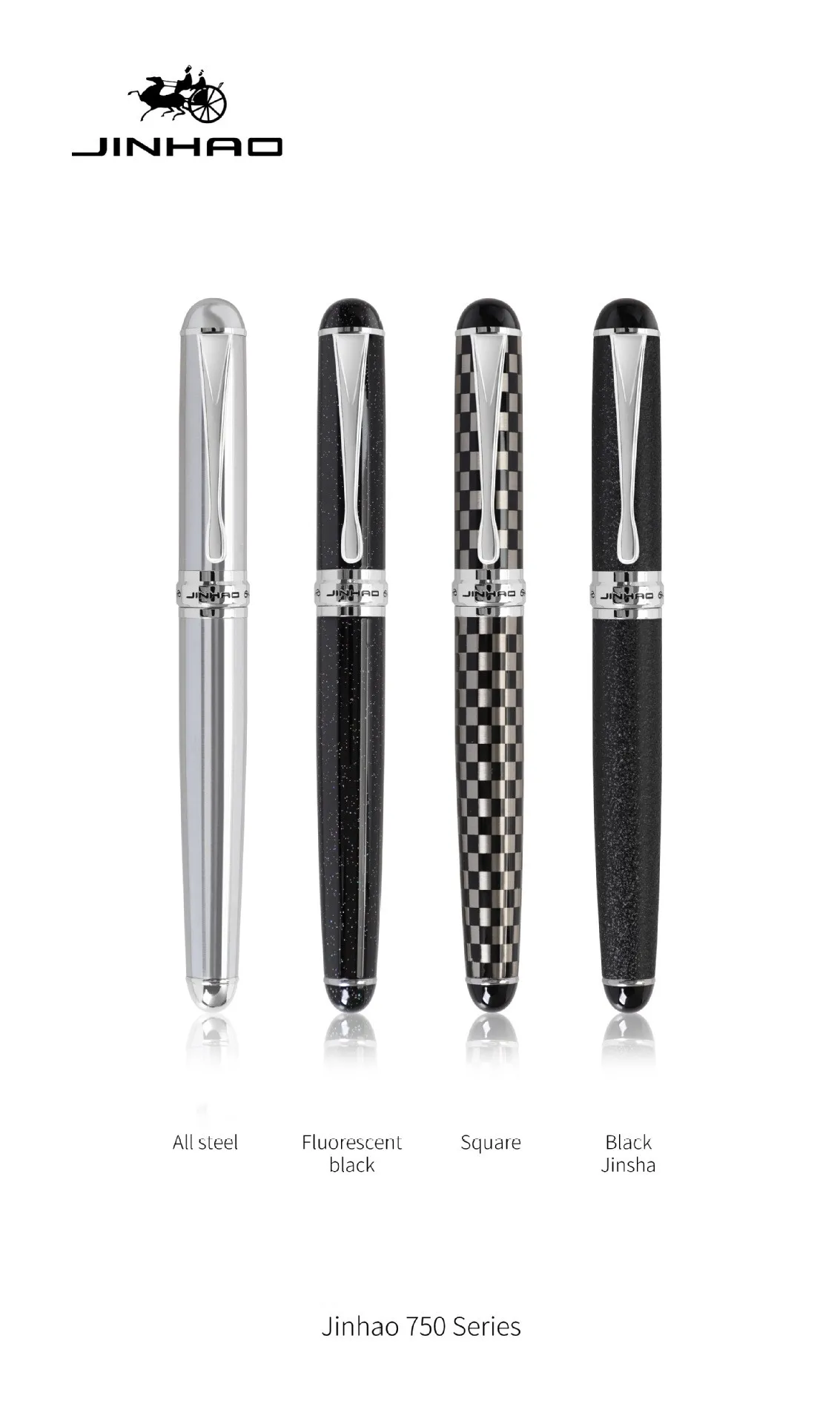 Jinhao ǹ Ŭ Ŭ Ÿ ݼ ,  ƿ ũ ,  繫ǰ, б , X750, 0.5mm