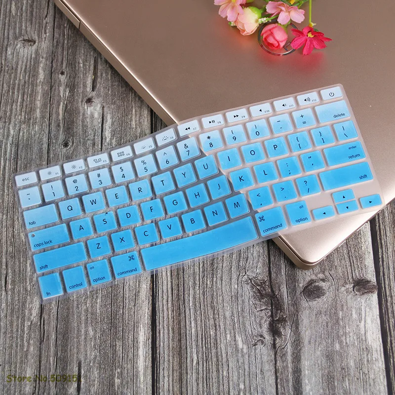 Premium Keyboard Cover for MacBook Pro and Air - US English Layout