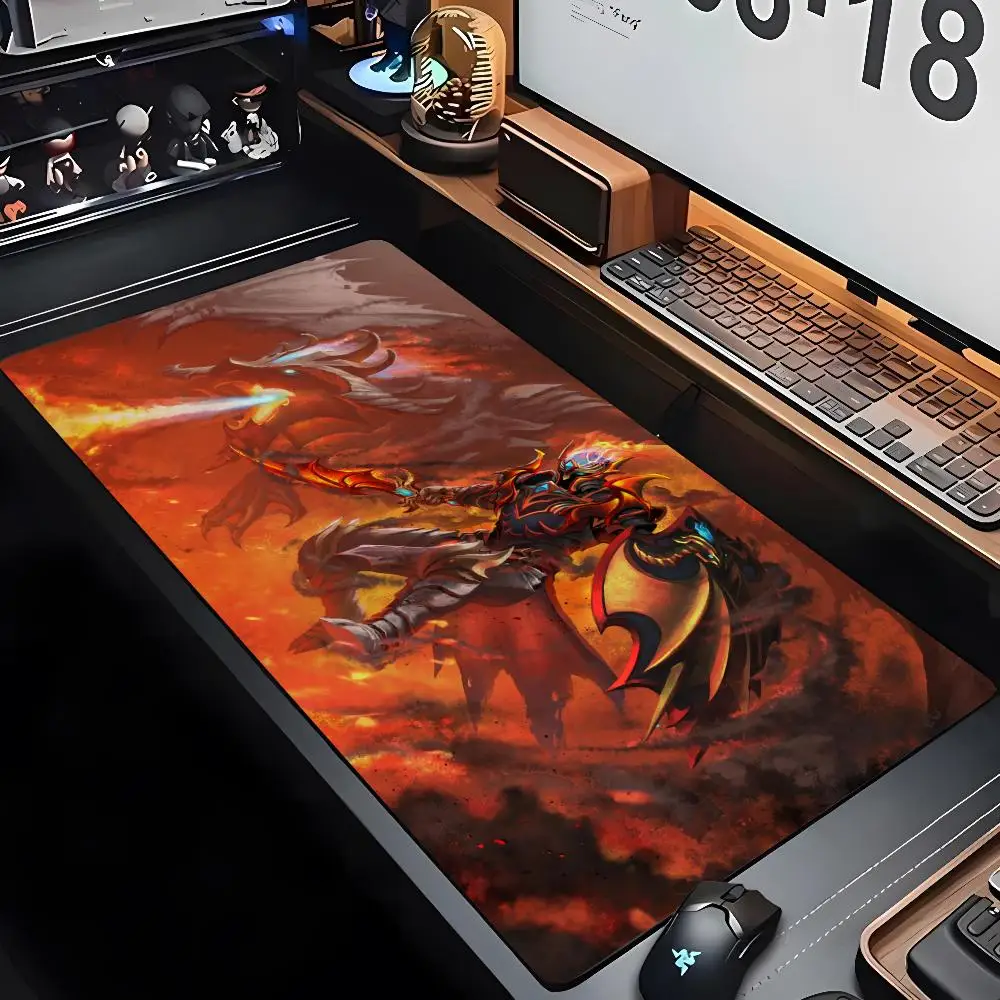 Dragon Knight Drow Ranger Earth Spirit Mouse Pad Cartoon Lockedge Large Gaming Pad Computer Gamer Tastiera Mat Desk Mousepad