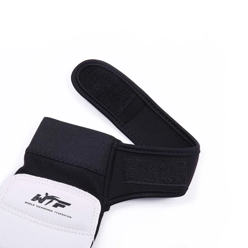 2 Pcs PU Leather Taekwondo Gloves, Foot Protector, for Kickboxing Fighting, Ankle Support, Foot Guard Palm Protect, THANKSLEE
