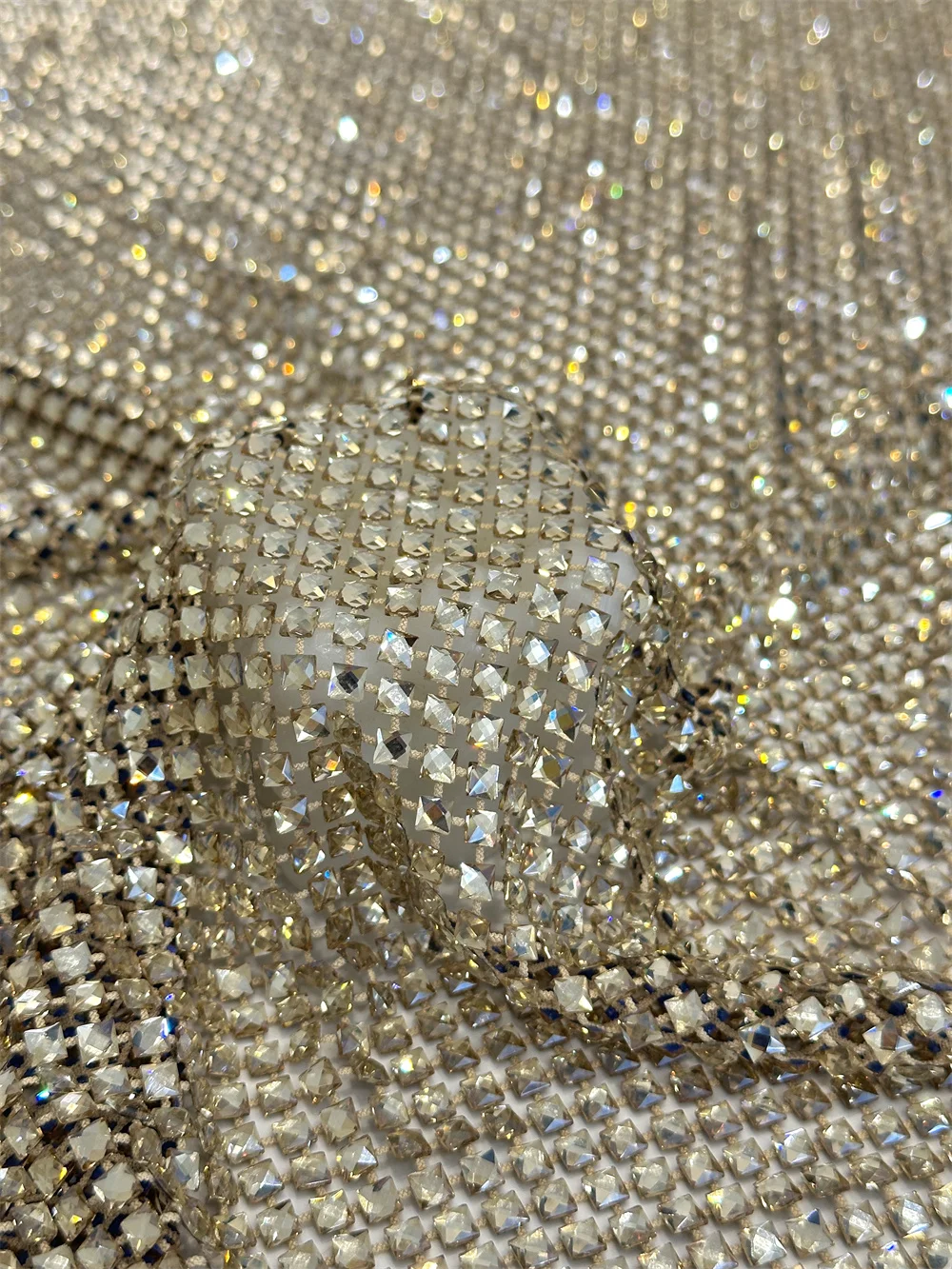 Heavy Process Crystal Decor Gold Stones for Party Dress Series, Embroidery  Elastic net Lace, Super Top Quality Fabric For Party - AliExpress 200000297