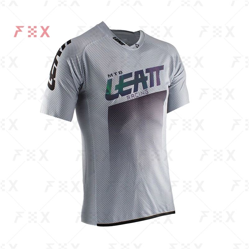 2021 Men Downhill T-shirt Short Sleeve Mountain Bike Jersey Camiseta Enduro Mtb Shirt  Mx Moto Jersey Motocross mtb leatt racing 3