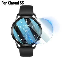 Premium Tempered Glass Screen Protector for Smartwatches - Anti - scratch Protective Film Cover (1 or 10 Pack) (For Xiaomi S3)