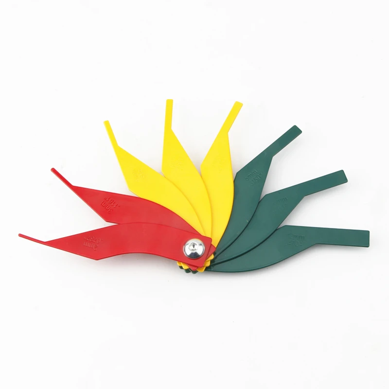 

1Pcs Universal Automotive Brake Pad Thickness Gauge 8 In 1 Hand Measure Ruler Plastic Test Tool 2/3/4/5/6/8/10/12mm