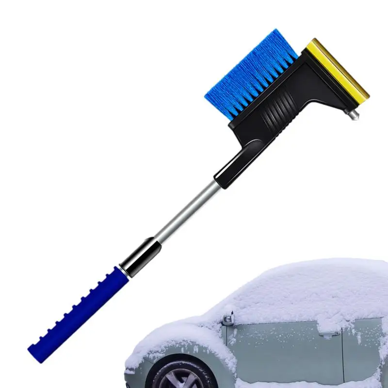 

Snow Shovel Scraper Car Window Multi-Function Shovel Telescopic Ergonomic Shovel With Snow Guide Groove For Off-Road Vehicles