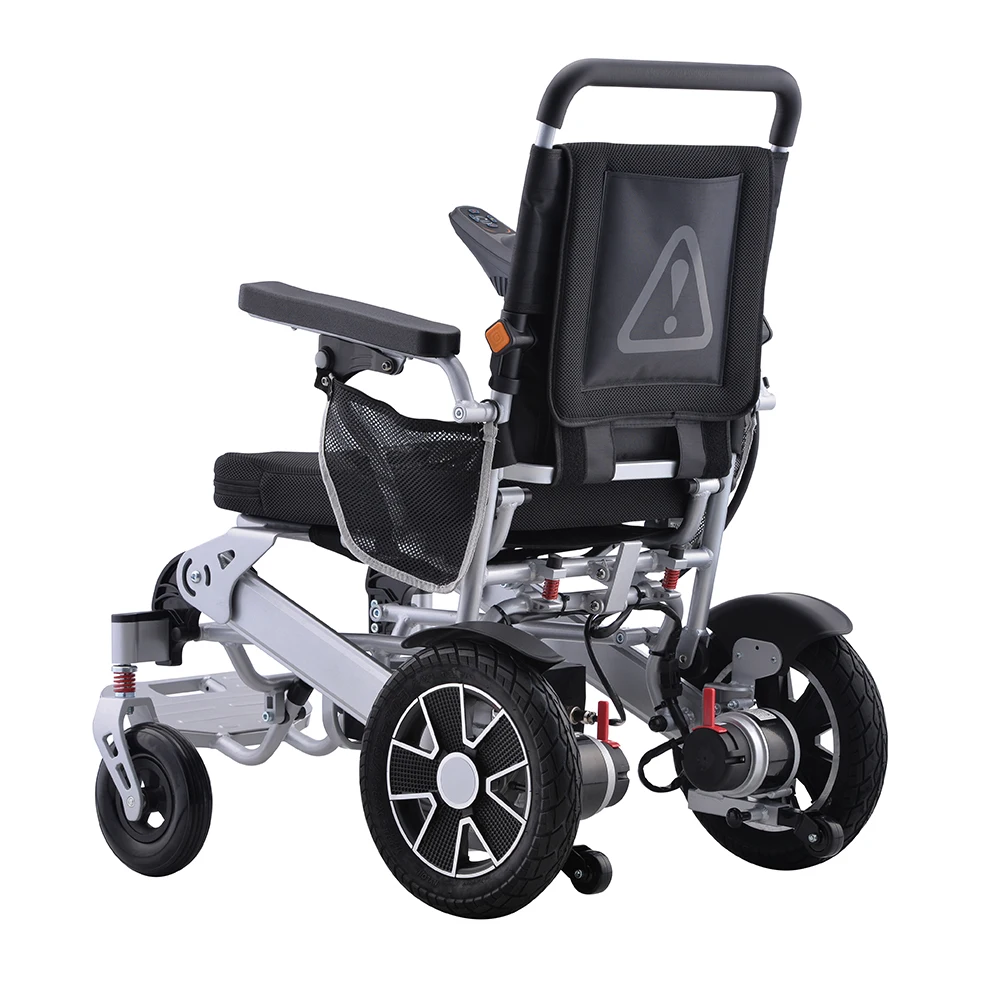 Hot Luxury Travel Power Foldable Lightweight Lithium Battery Fully Automatic Folding Electric Wheelchair t101-60211