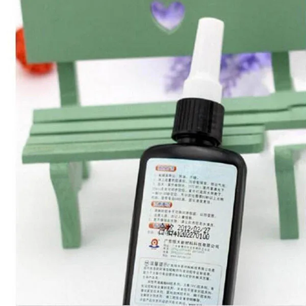 Extra Strong Glue 50ML K-300 UV Super Glue Curing Adhesive Transparent Crystal Glass Bonding Repair Liquid Glue School Supplies 4
